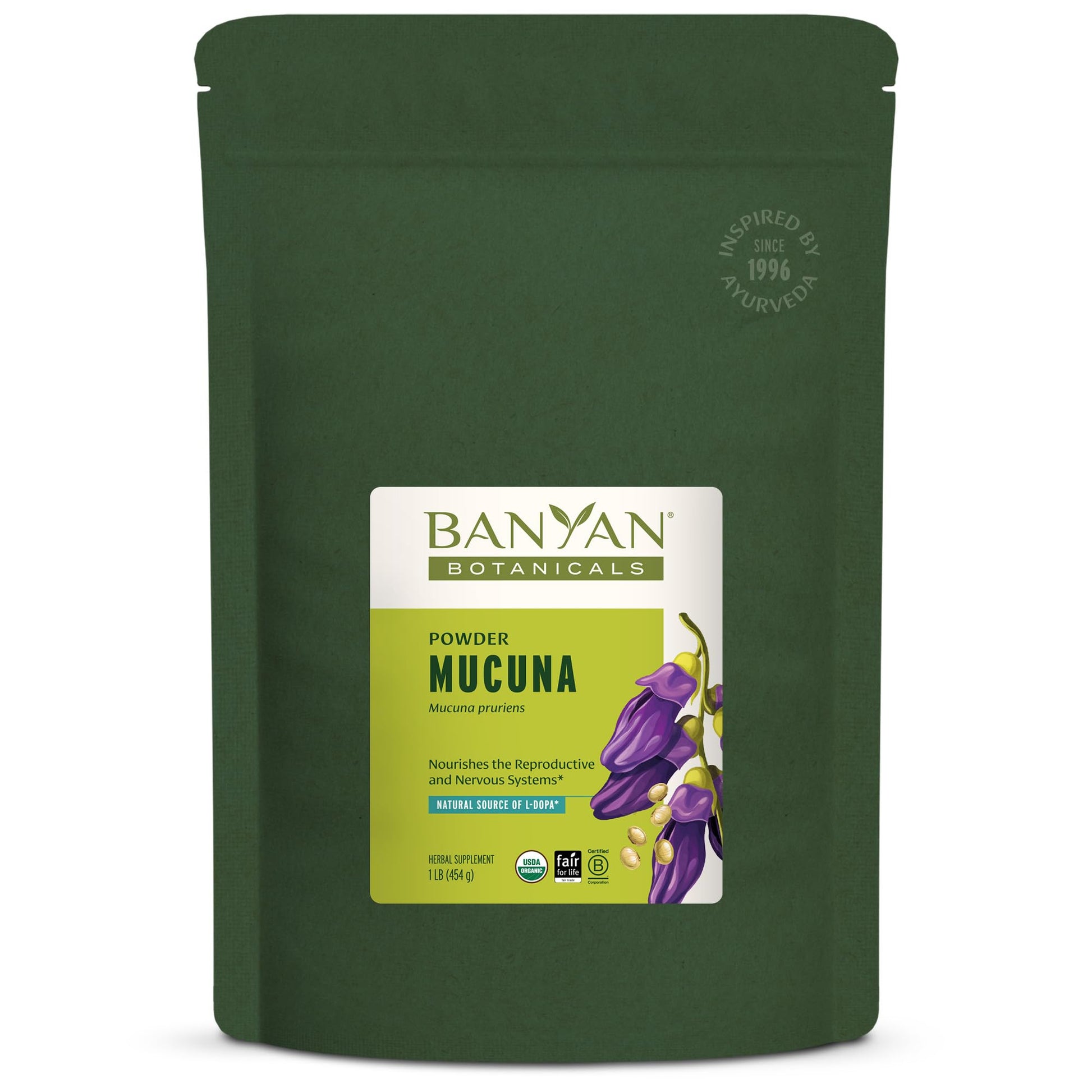 Banyan Botanicals Kapikacchu Powder, 16 Ounces
