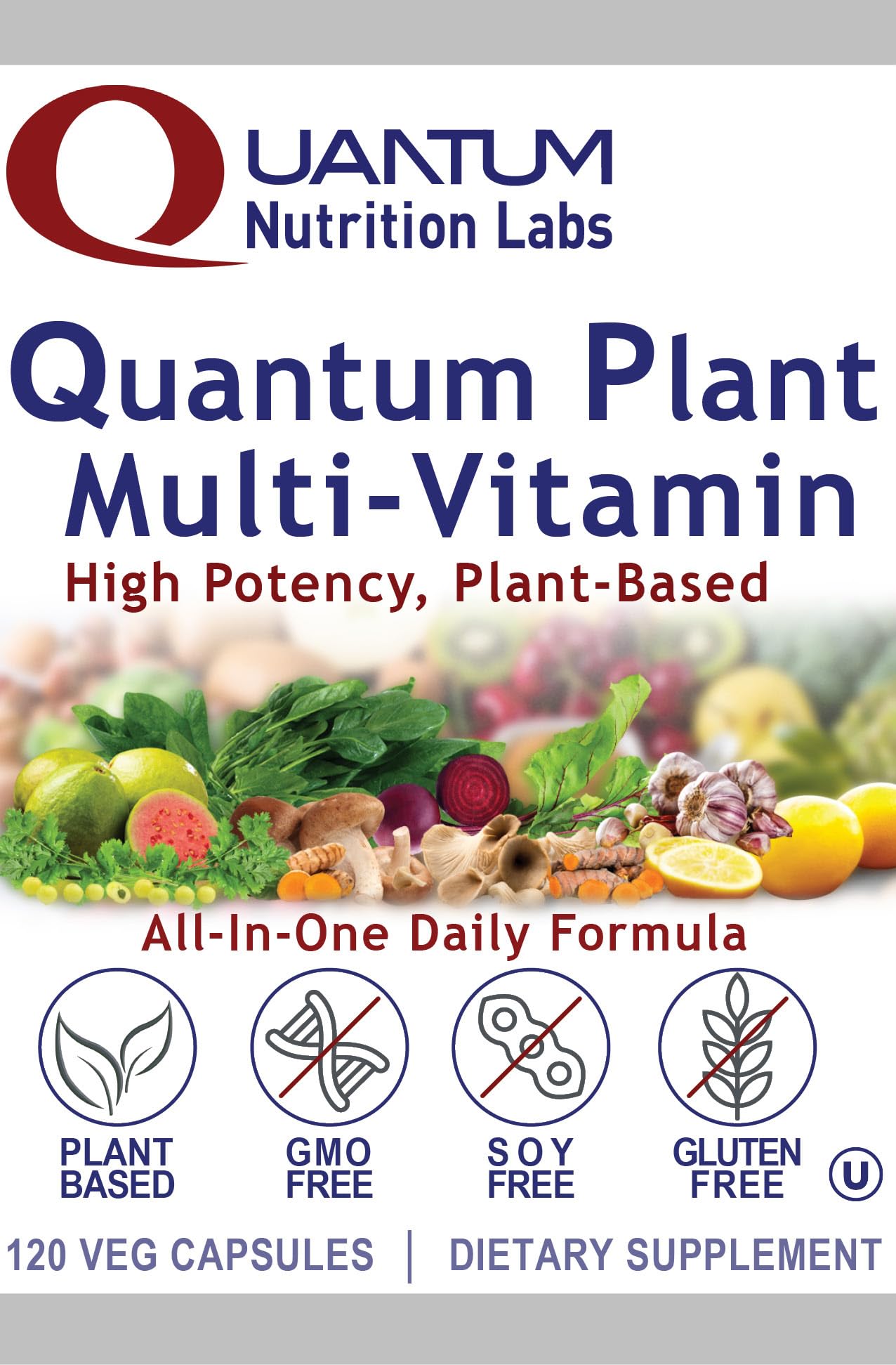 Quantum Nutrition Plant Multi-Vitamin Capsule 120