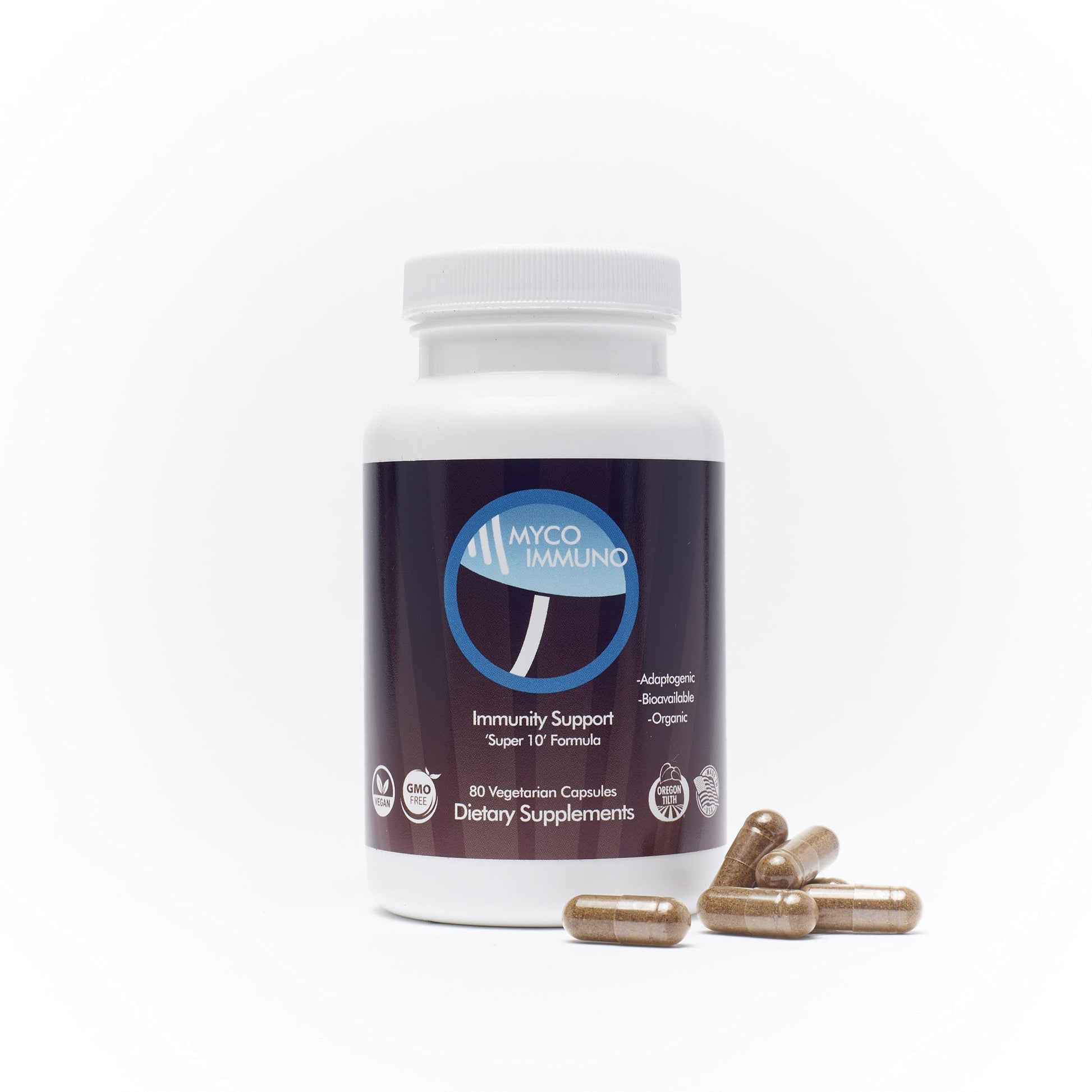 SNANA Myco Immuno Super 10 Mushroom Blend Immunity Capsule 1 Count