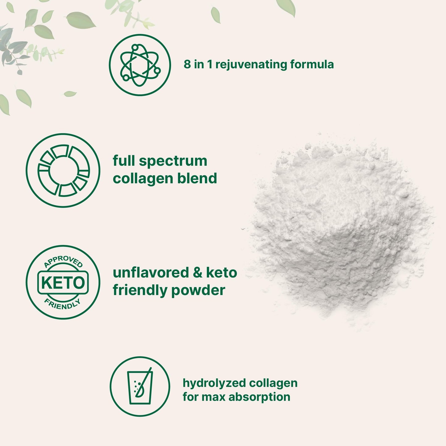 Micro Ingredients Multi Collagen Peptides Powder 32