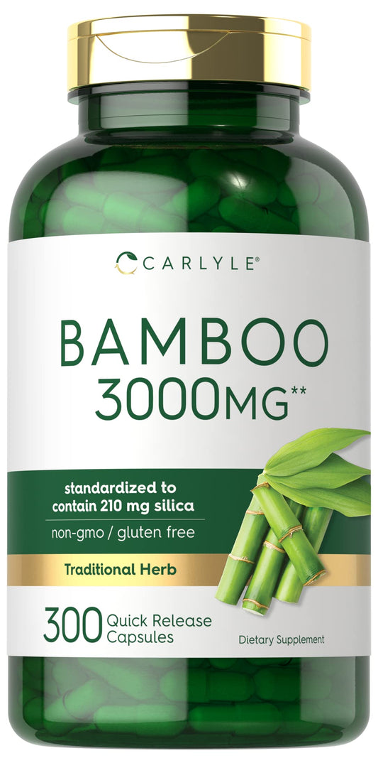 Carlyle Bamboo Extract Capsules 300 Count