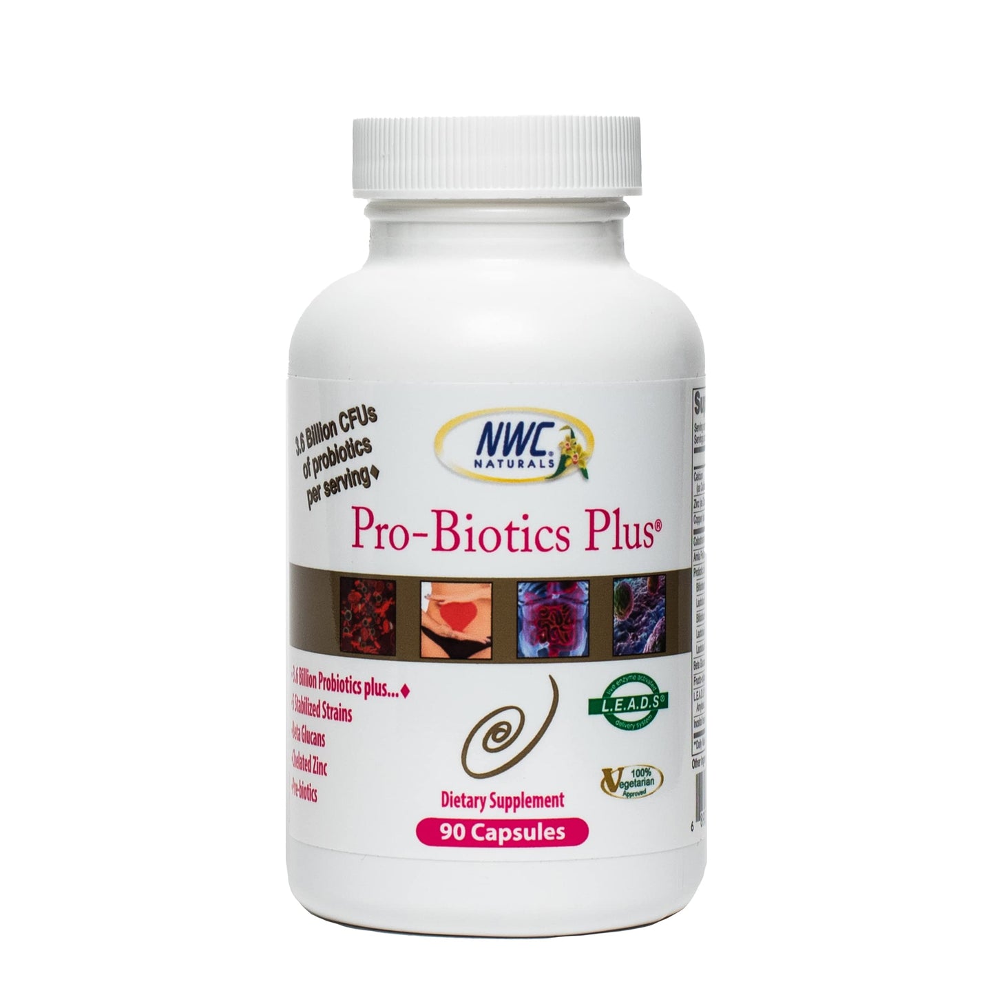 NWC Naturals Pro-Biotics Plus Powder 90 Count
