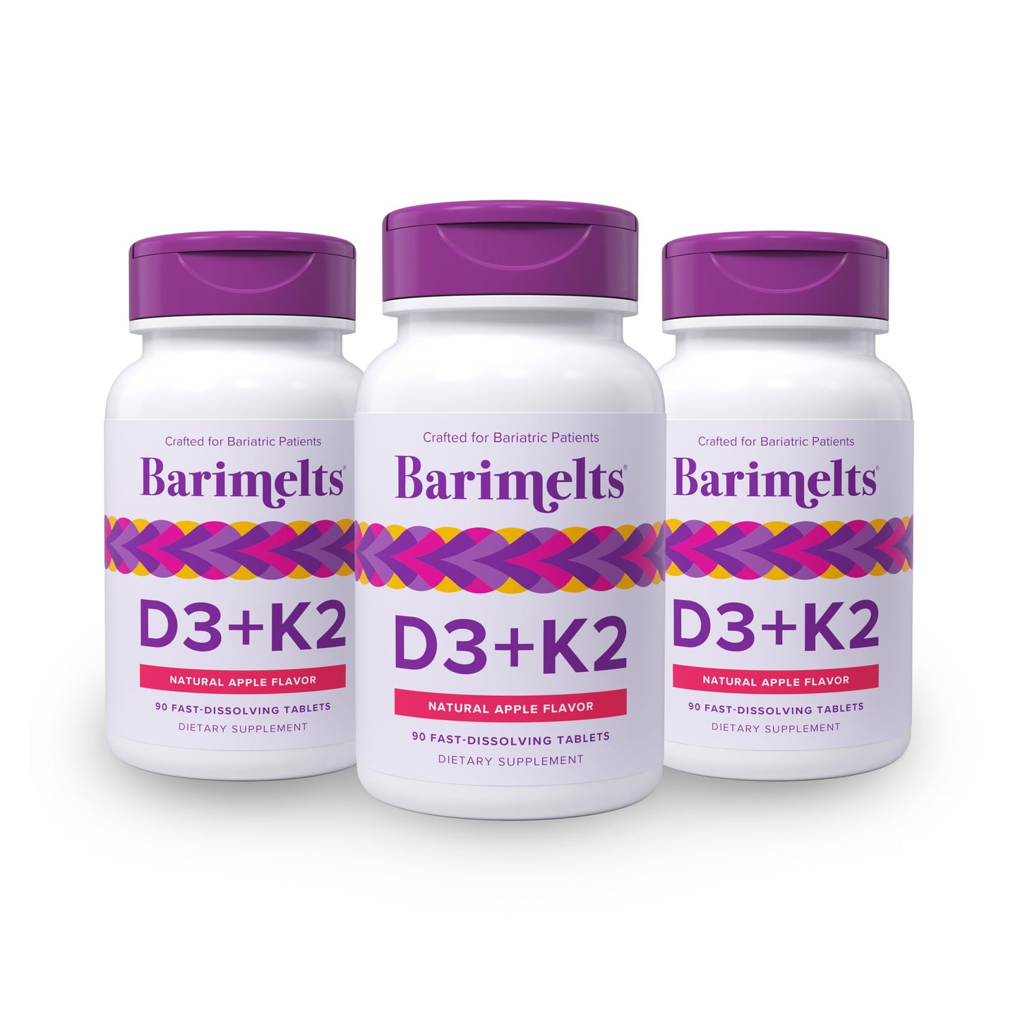 BariMelts Vitamin D3 K2-270 Fast-Dissolving Tablets, 270 Tablets