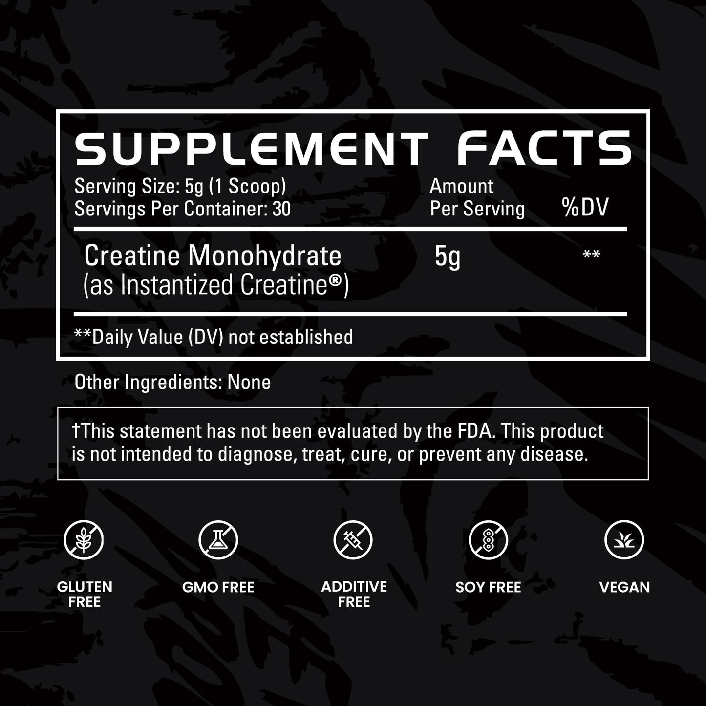 Gains in Bulk Instantized Creatine Monohydrate Powder, 30 Servings