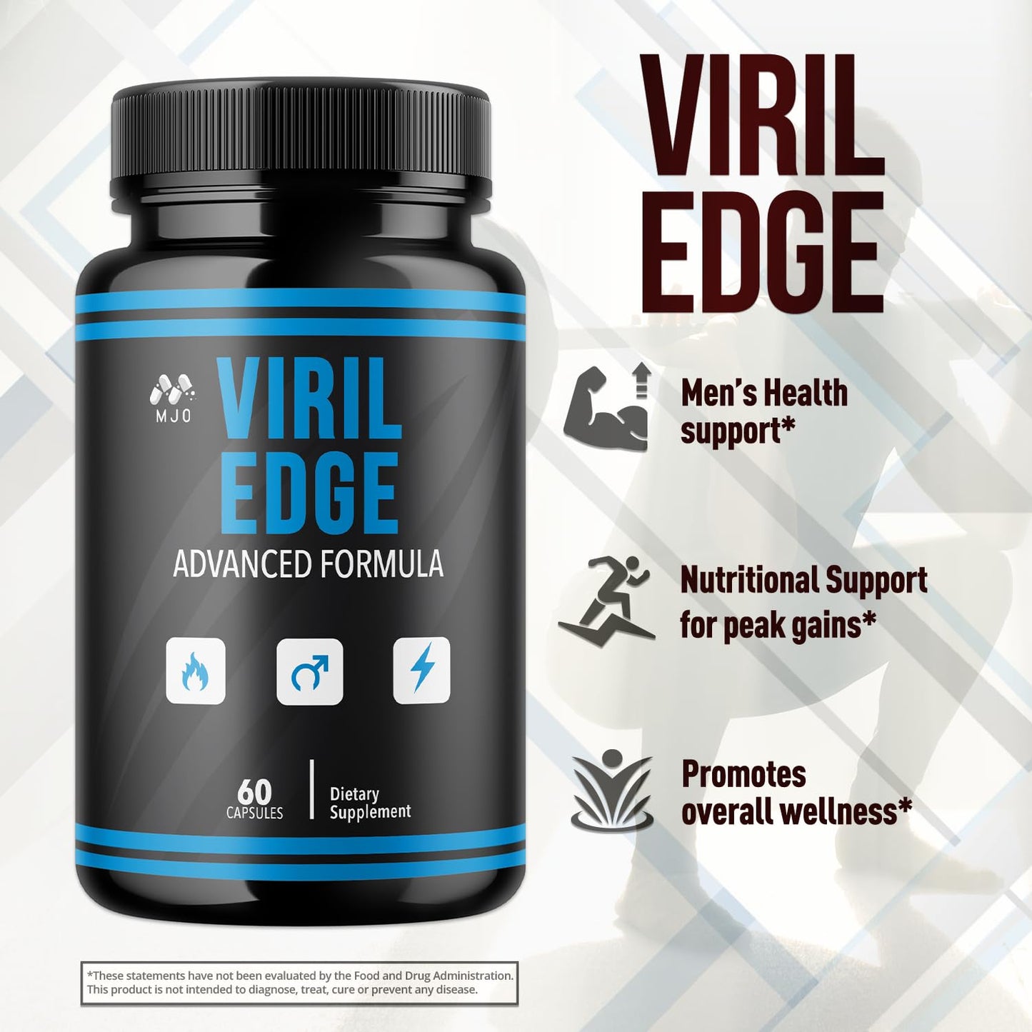 MJO Viril Edge Capsules 120 Capsules