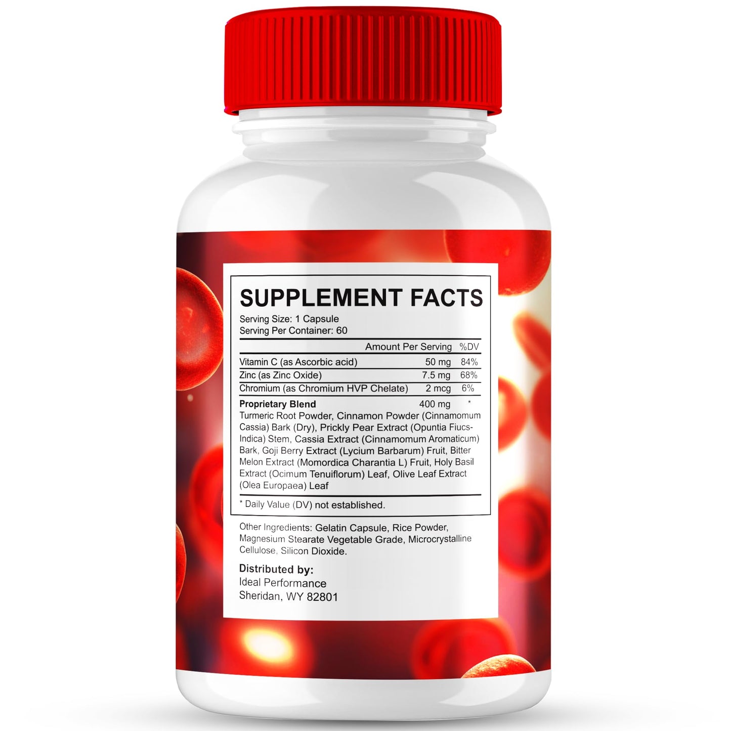 IDEAL PERFORMANCE Vital Blood Advanced Blood Formula Capsules, 60 Capsules