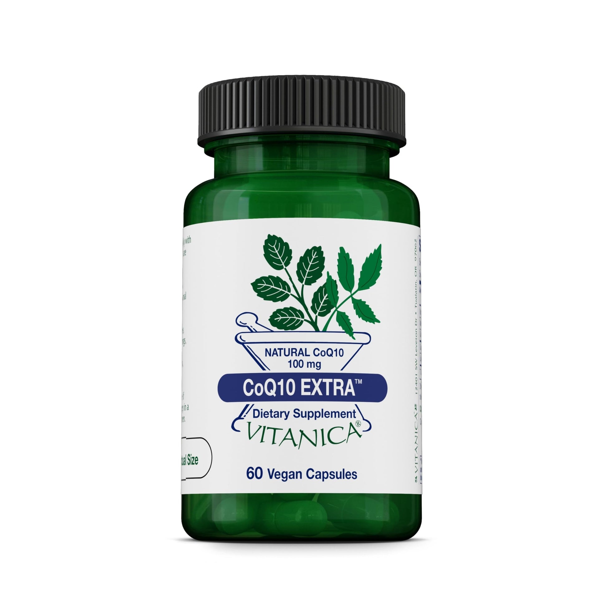 Vitanica CoQ10 Extra, Natural CoQ10 100mg, 60 Capsules