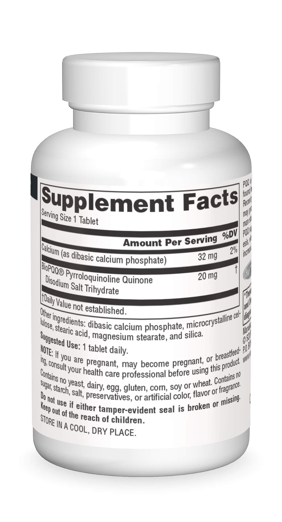 Source Naturals PQQ Mind Tablets, 30 Count