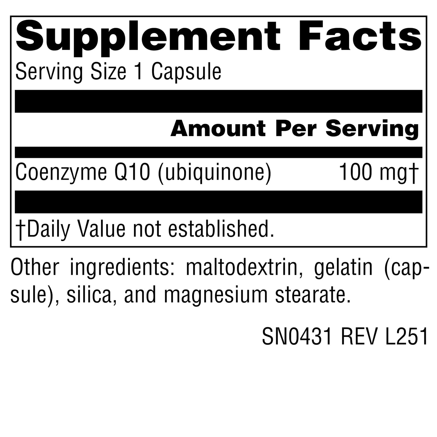 Source Naturals Coenzyme Q10 Antioxidant Support 100 mg, 90 Capsules