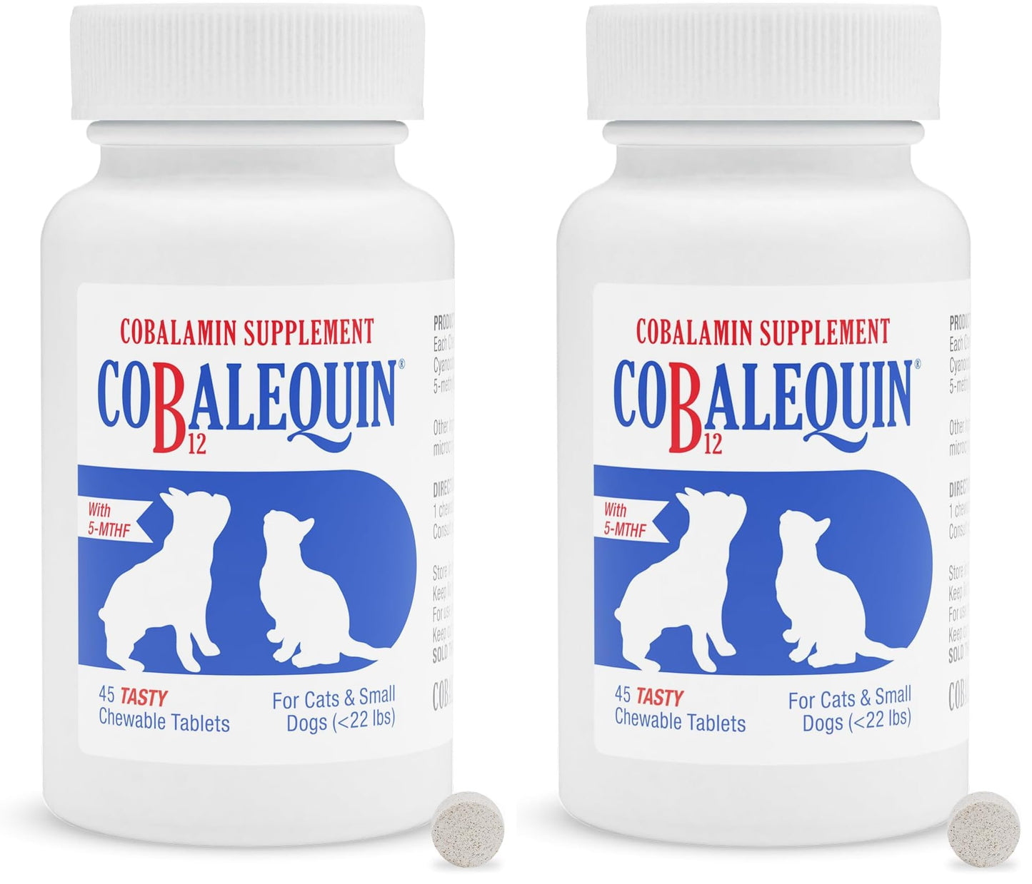 Nutramax Laboratories Cobalequin B12 for Dogs and Cats 90 Tablets