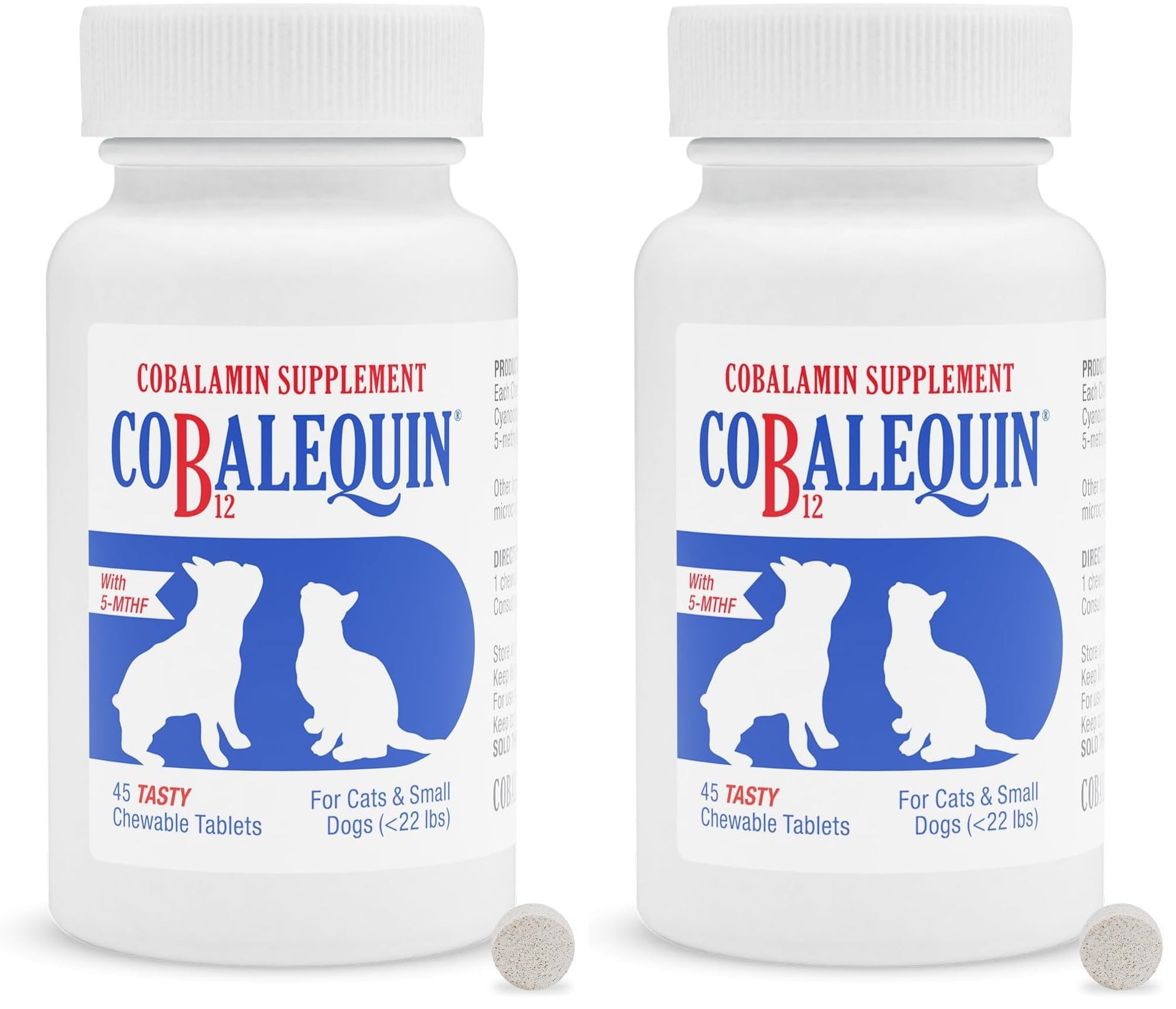Nutramax Laboratories Cobalequin B12 for Dogs and Cats 90 Tablets