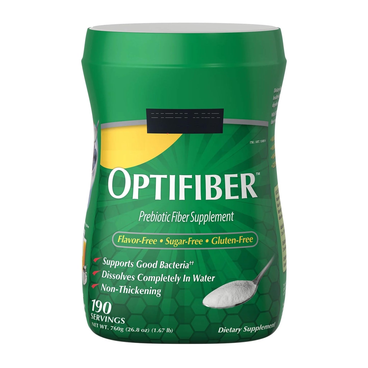 Generic Prebiotic Fiber Supplement with Opti Fiber Capsule, 70 Count