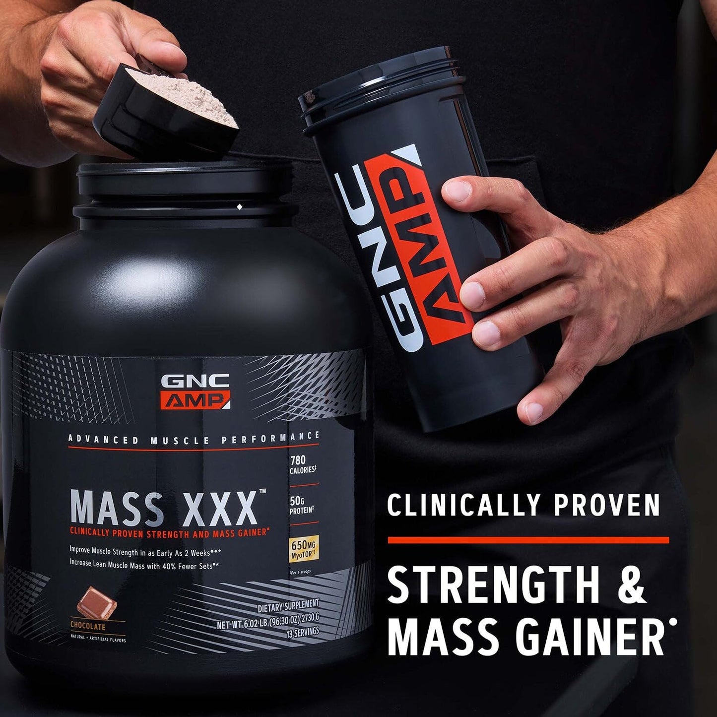 GNC AMP Mass XXX Protein Powder, 6 Pounds