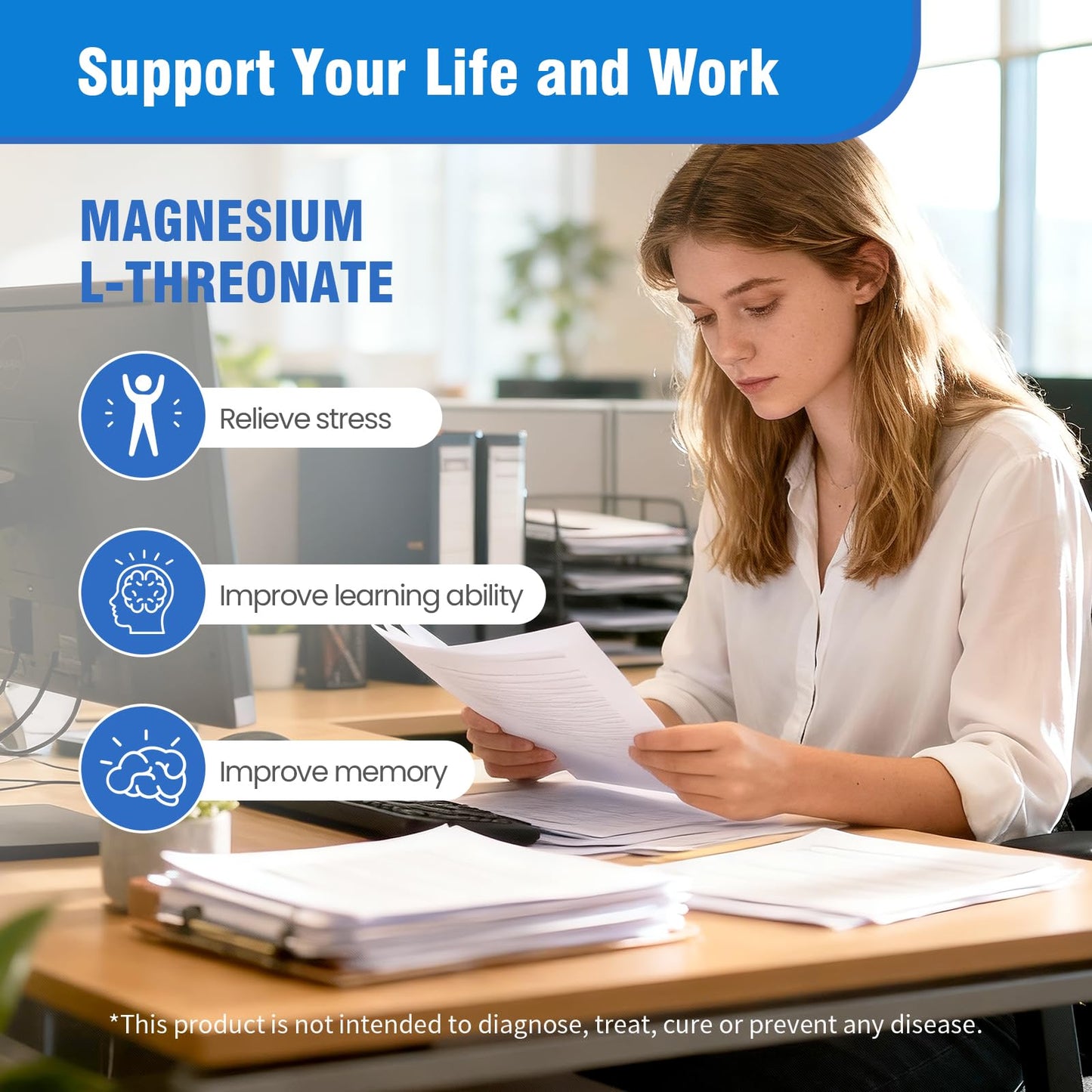 tupeou Magnesium L-Threonate Capsule 120 Count