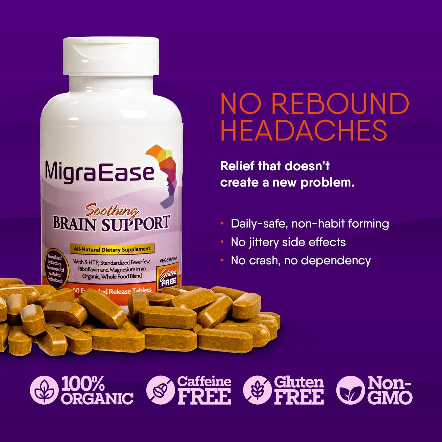 DR. KNOWLES Migraine Supplement Tablets, 60 Count
