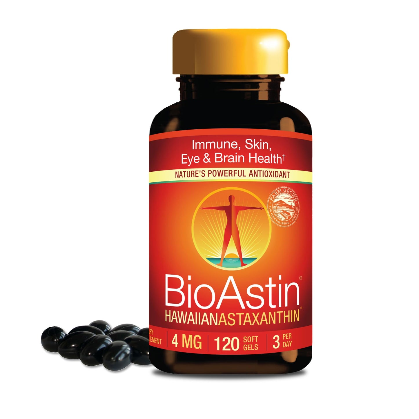 Nutrex Hawaii BioAstin Hawaiian Astaxanthin 4mg Softgel 120 Count