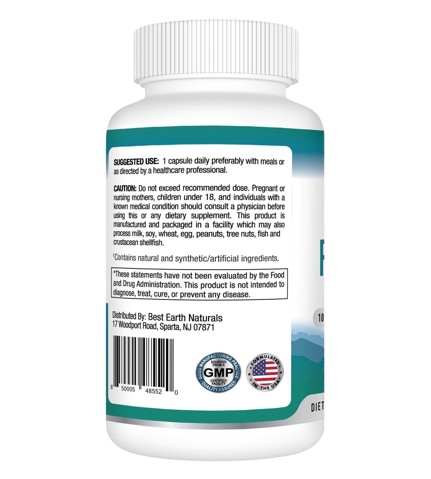 Best Earth Naturals Prostate Support Capsule 30 Count