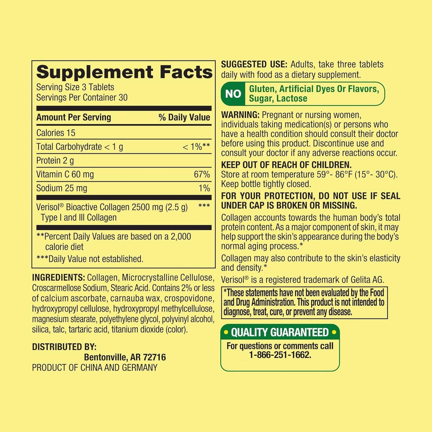 BASKETGOODS Collagen + C Tablets, 90 Tablets