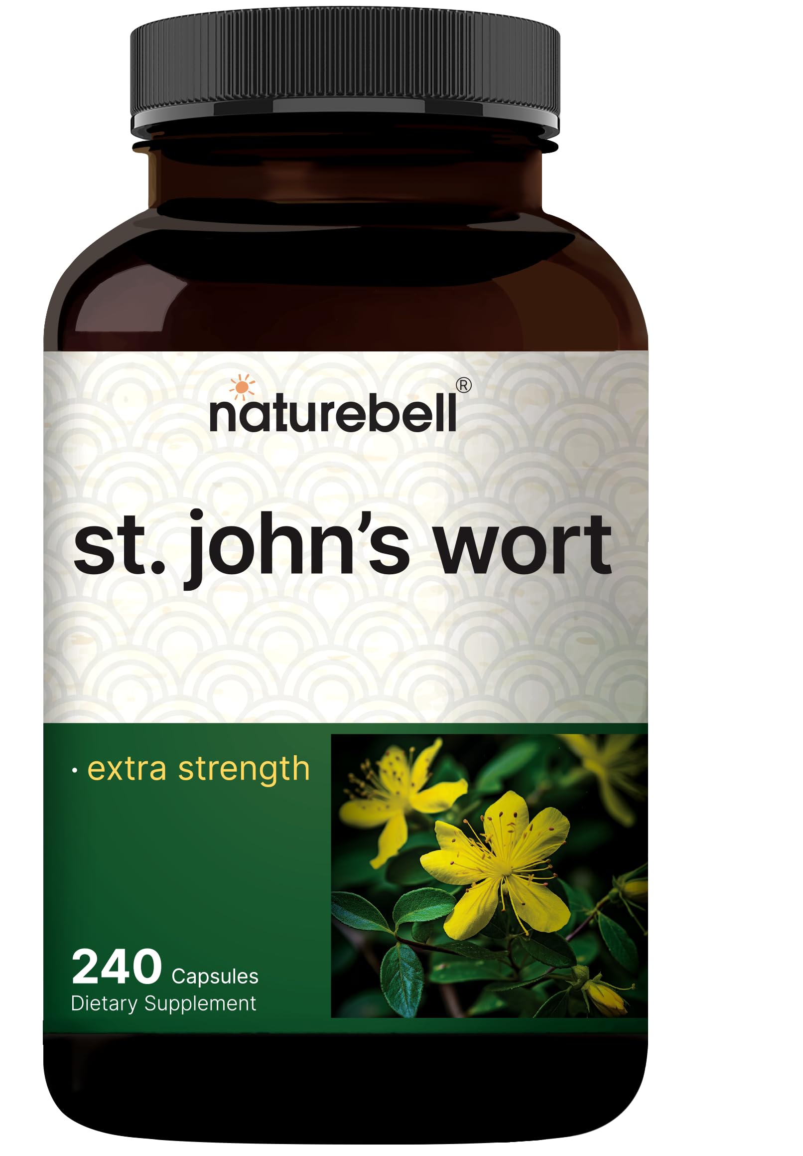 NatureBell St. John’s Wort Extract Capsules 240