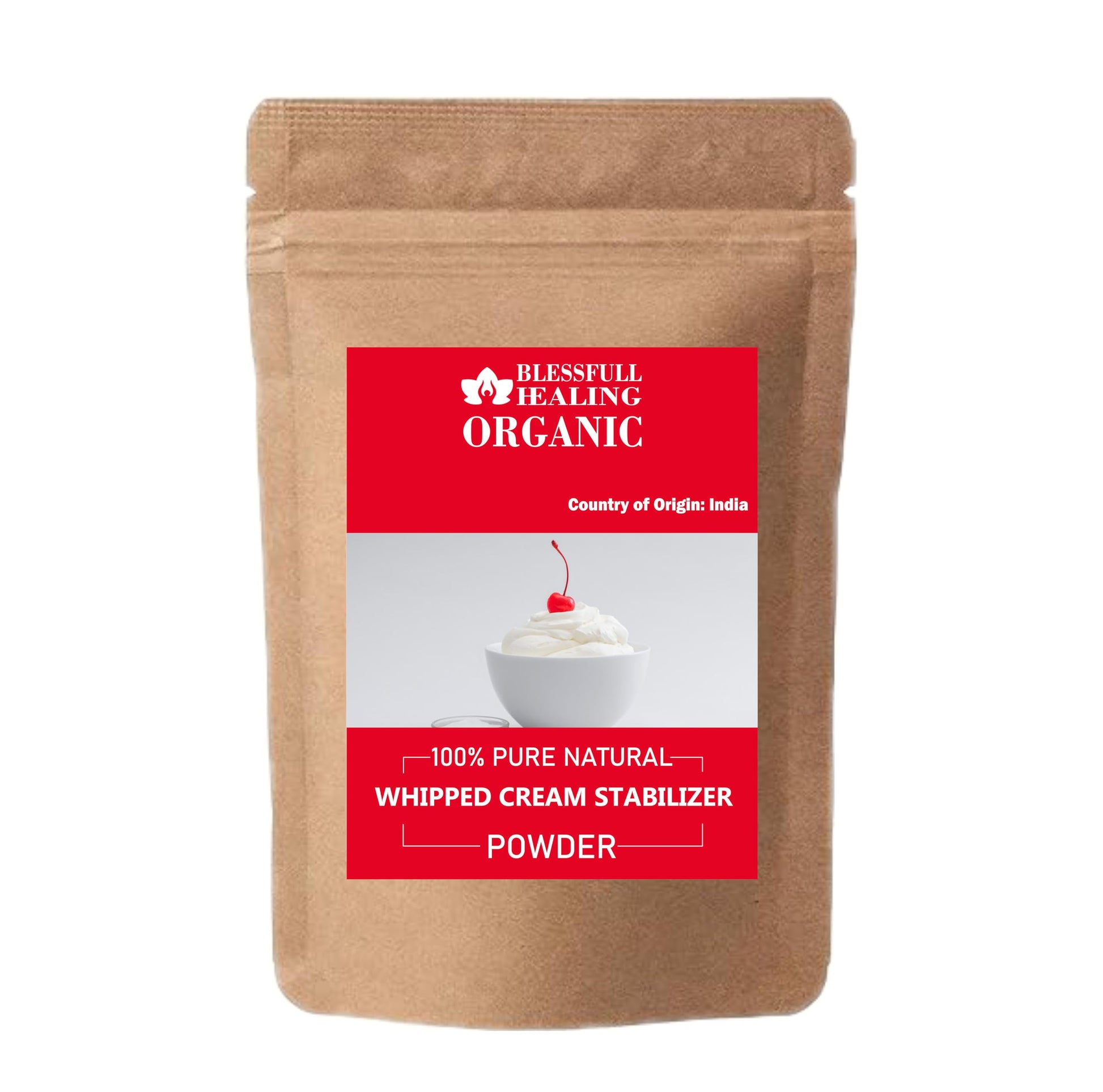 Blessfull Healing Organic Whipped Cream Stabilizer Powder 7.05 oz (200 g)
