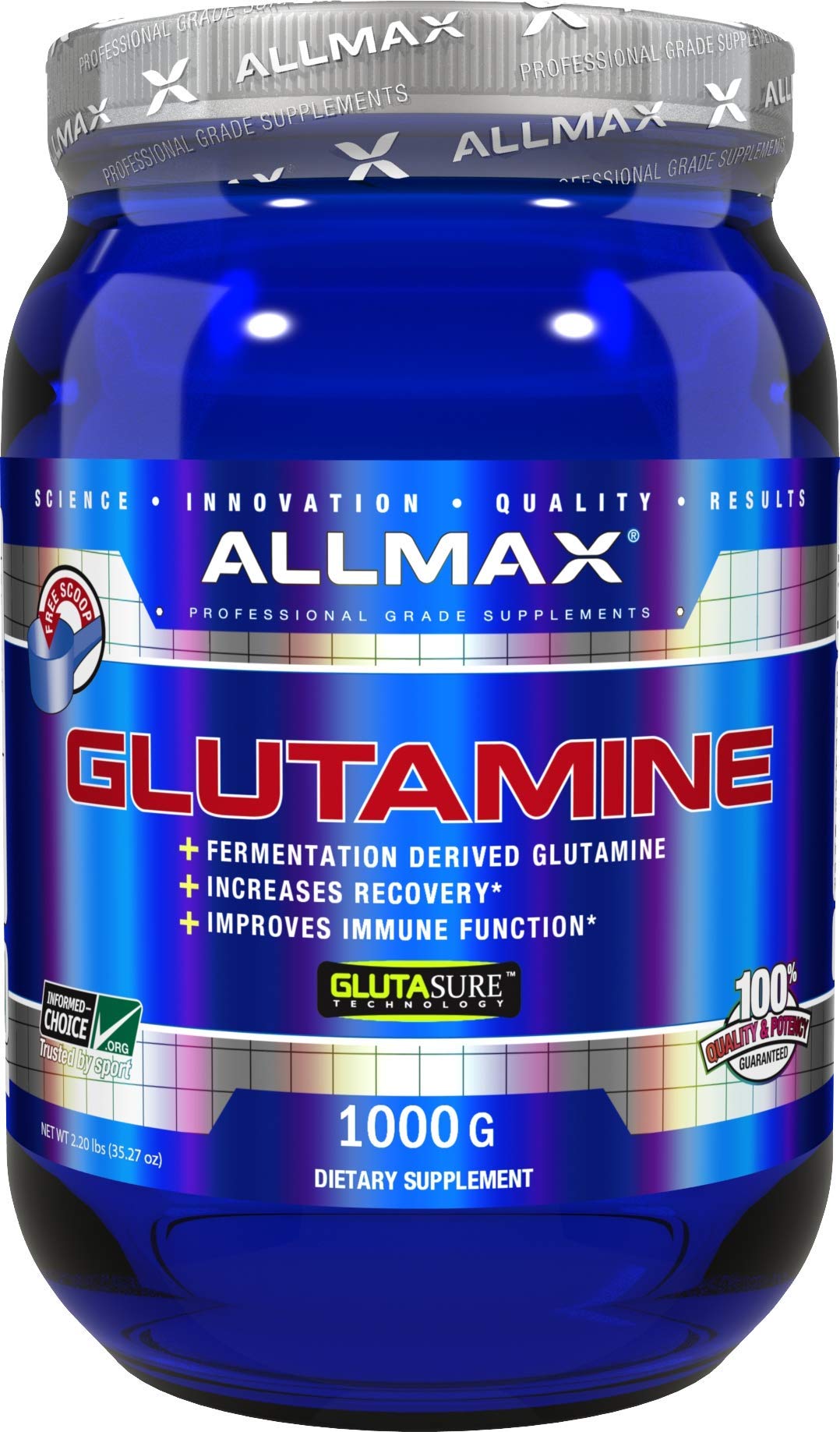 ALLMAX Glutamine Powder 35 Servings