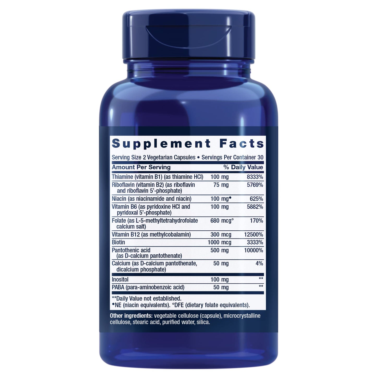 Life Extension BioActive Complete B-Complex Capsules, 120 Capsules