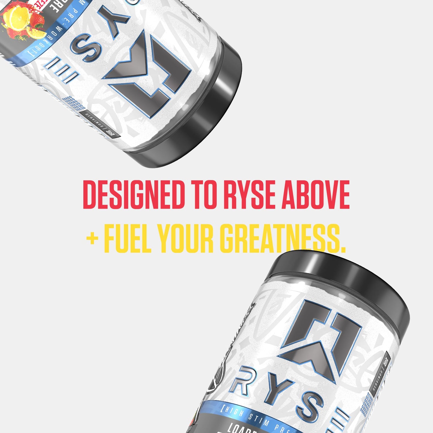 RYSE Up Supplements Loaded Pre Workout Powder Strawberry Squeeze, 15.3 Ounce
