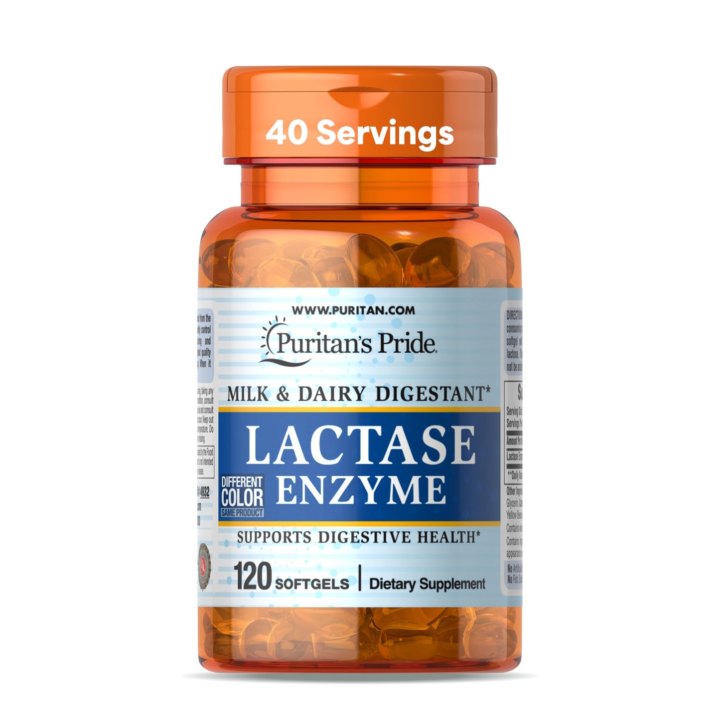 Puritan's Pride Lactase Enzyme Softgels 120