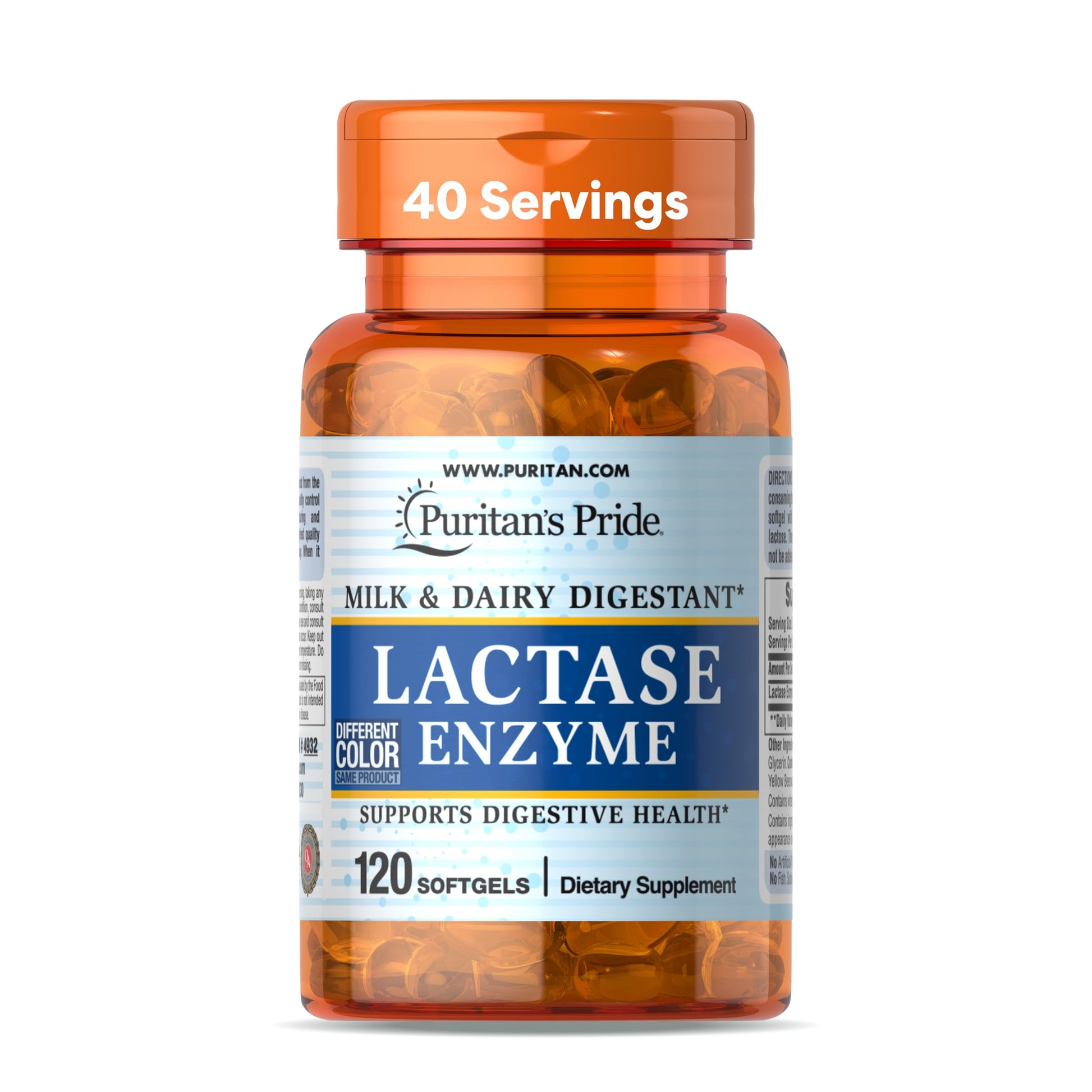Puritan's Pride Lactase Enzyme Softgels 120