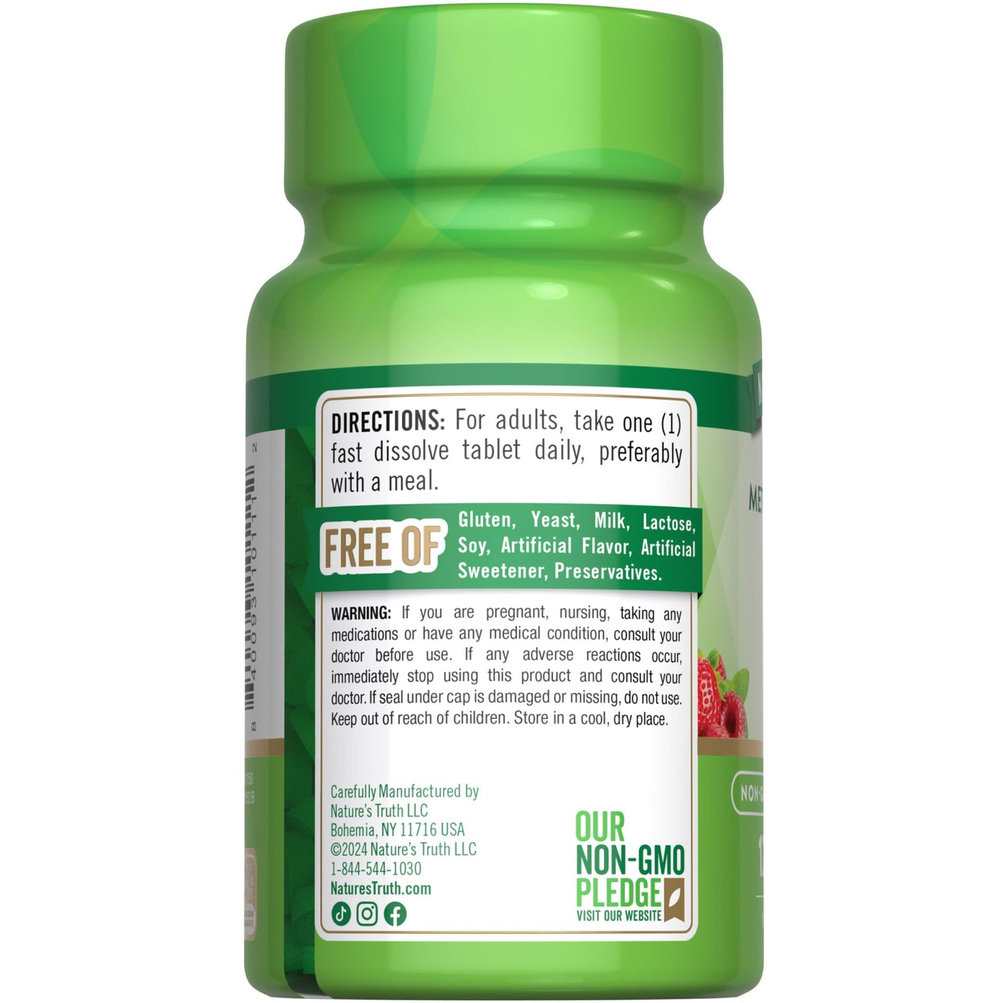 Nature's Truth B12 Vitamin Sublingual Tablets 1000 mcg, 120 Tablets