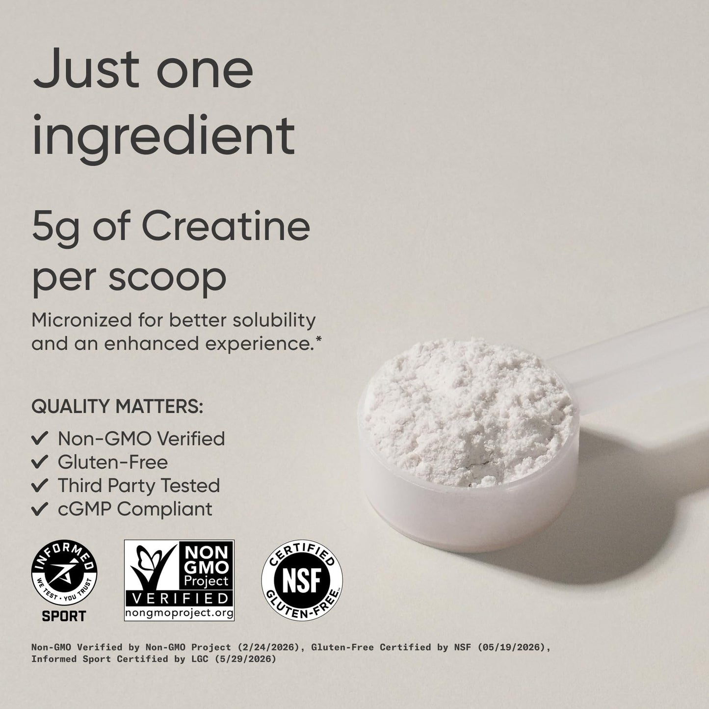 Sports Research Creatine Monohydrate Powder 13.97 oz