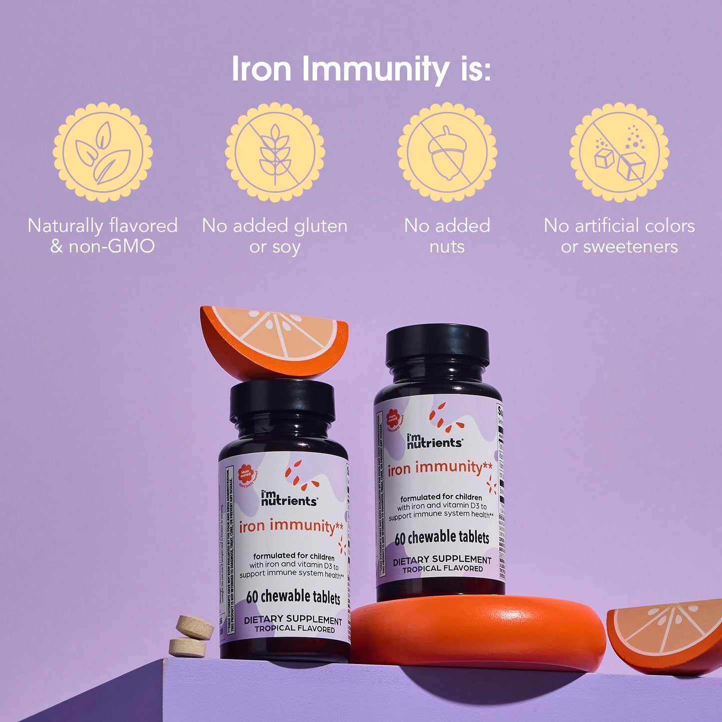 I'm Nutrients Iron Immunity Tablet, 60 Tablets