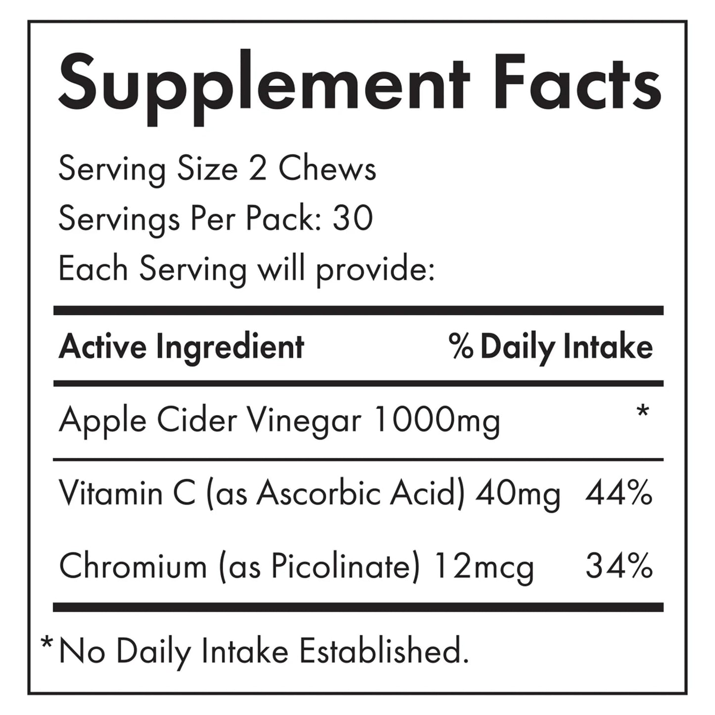 Beauty Pie Goody Two Chews Apple Cider Vinegar Gummies Chewable 60 Count