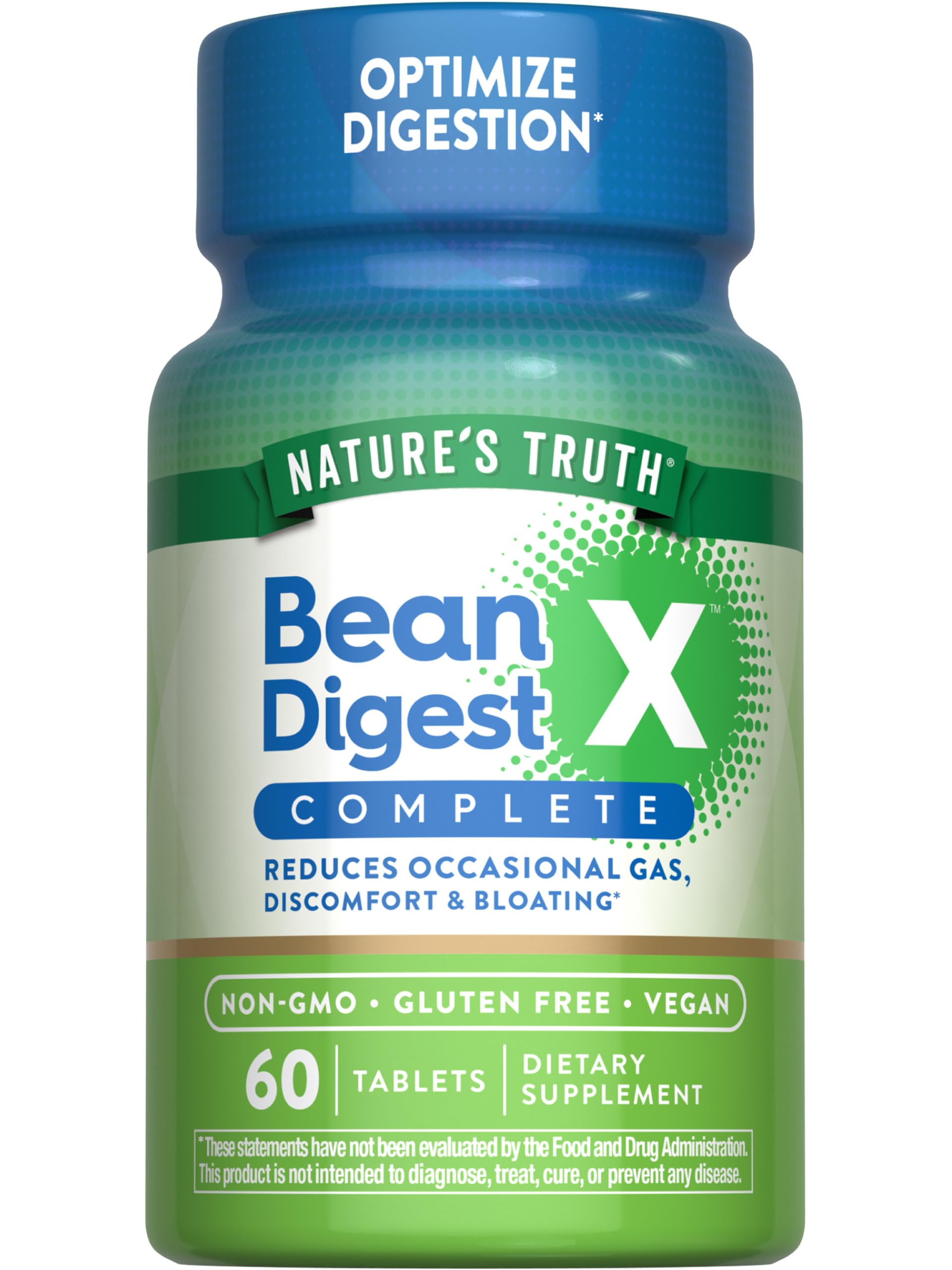 Nature's Truth Digestive Enzymes 60 Tablets
