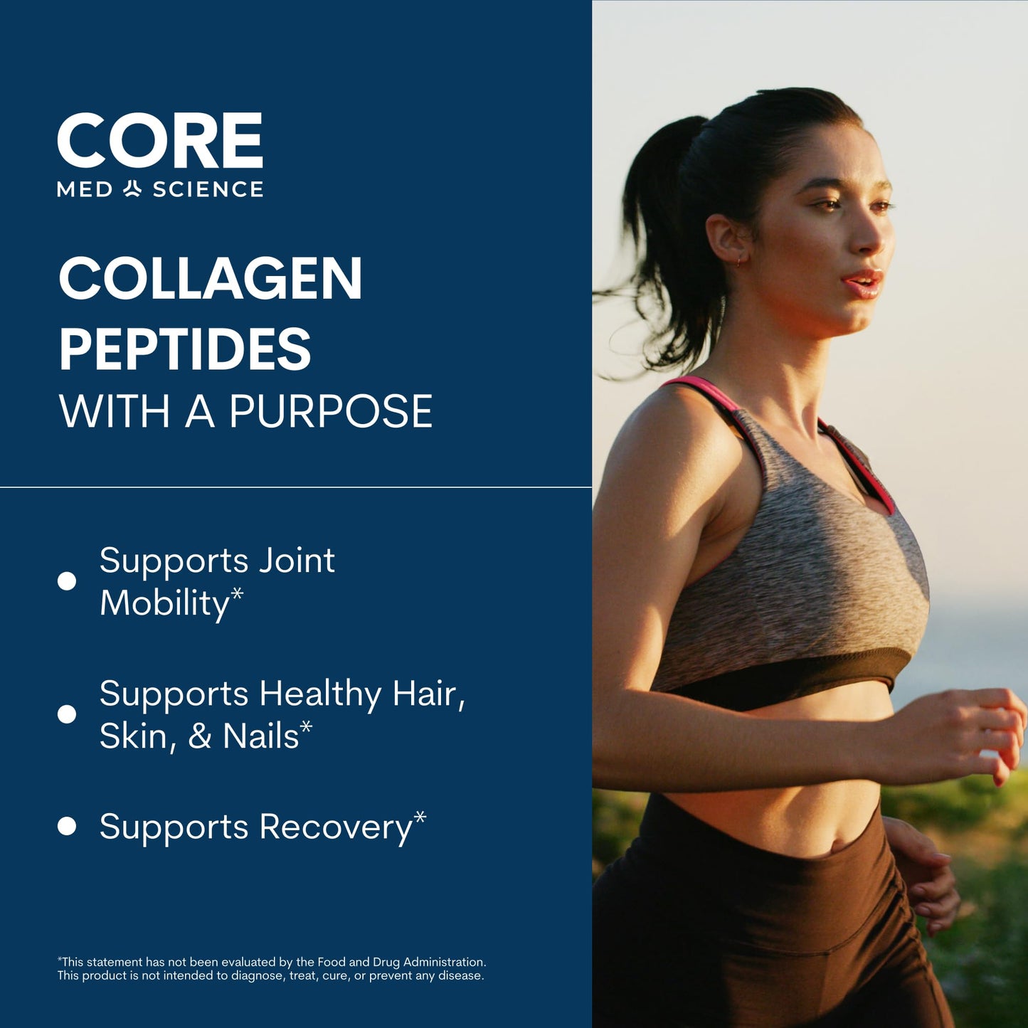 Core Med Science Collagen Peptides Powder 1.1 lb