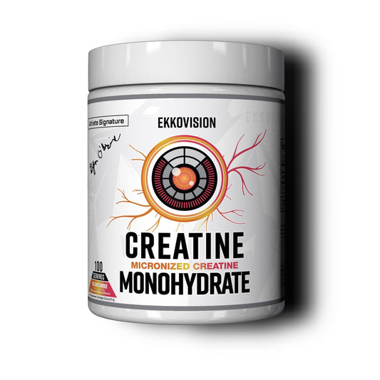 Ekkovision Creatine Monohydrate Powder, Micronized Island Surge, Pre Workout & Post Workout Supplement, Energy Support, Easy to Mix in Shakes, Smoothies & Beverages, 100 Servings