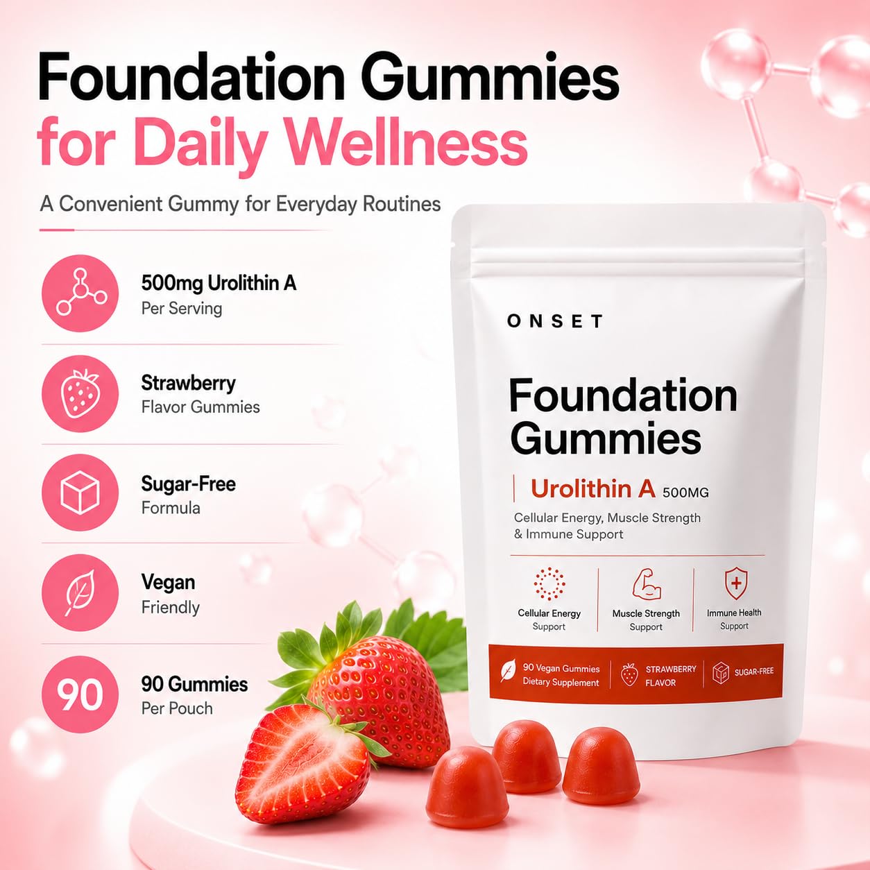 Onset Foundation Urolithin A Supplement Capsule, 1 Capsule