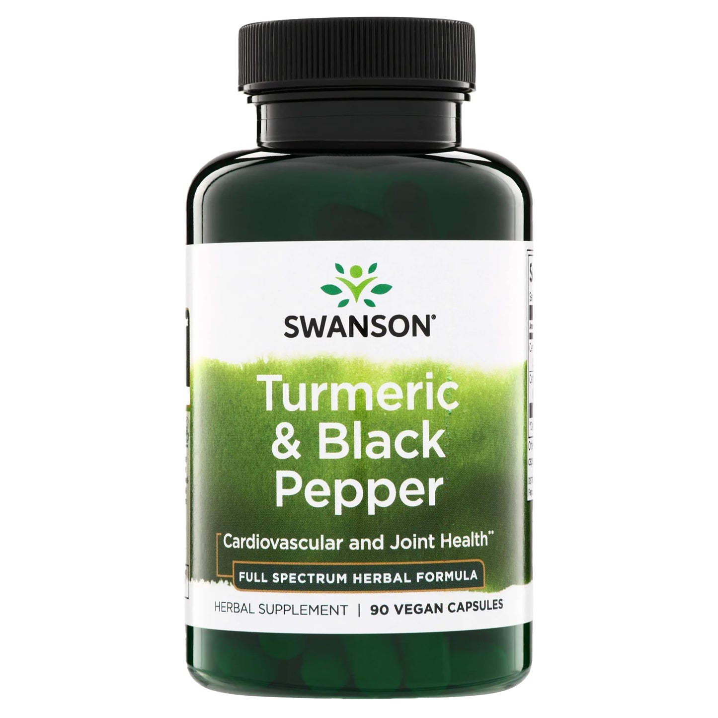 Swanson Turmeric & Black Pepper Antioxidant Supplement Capsule 90 Count