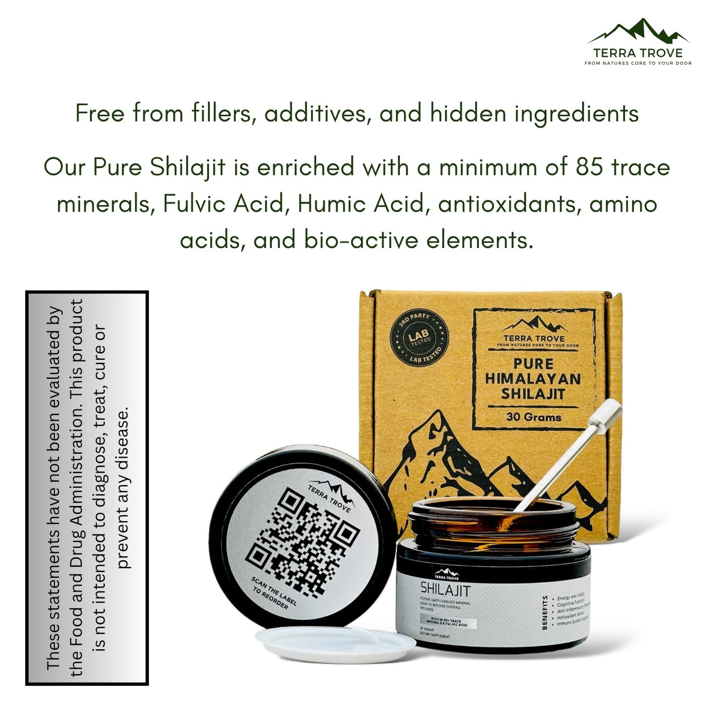Terra Trove Himalayan Shilajit Resin Softgel 1 Count
