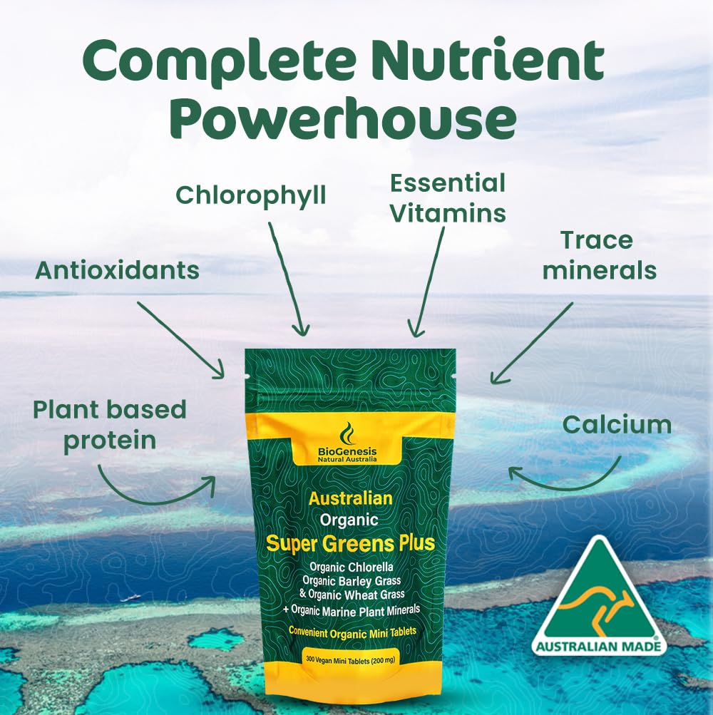 Biogenesis SuperGreens Plus Tablets 300 Count