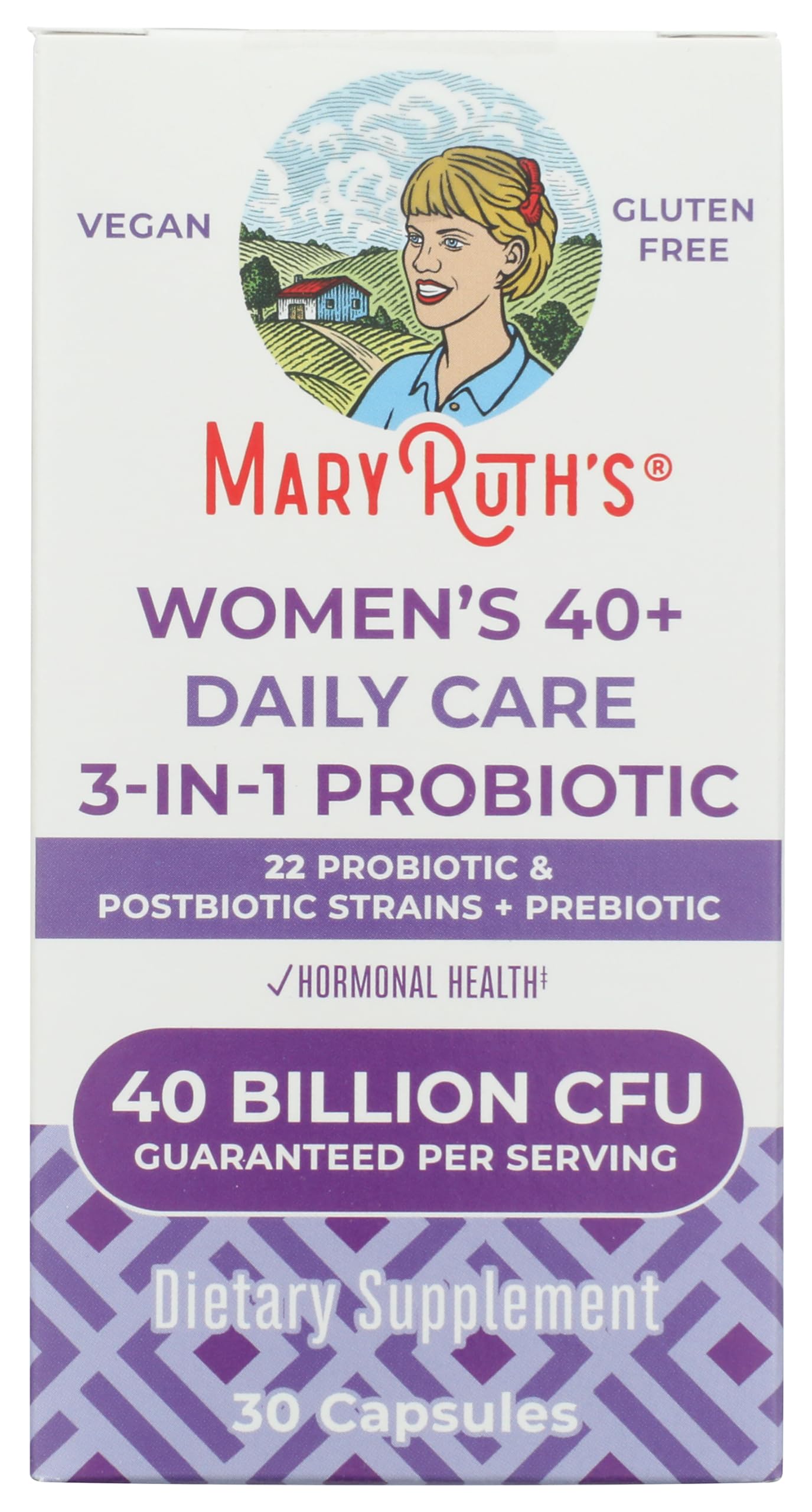 MARYRUTH'S MaryRuth Organics Daily Care 40+ Women’s 3-in-1 Capsules, 30 Count