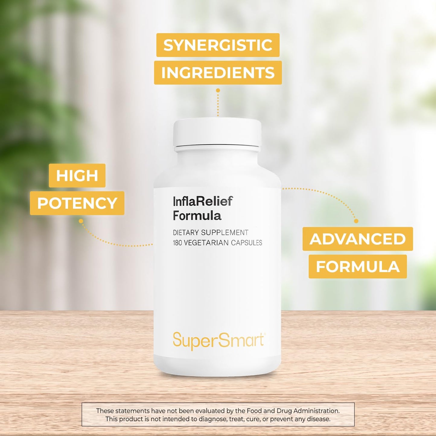 Supersmart InflaRelief Formula (Perluxan) Capsules 180 Count