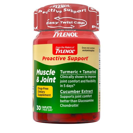 Tylenol Proactive Support from, Muscle & Joint Supplements, 30 Ct