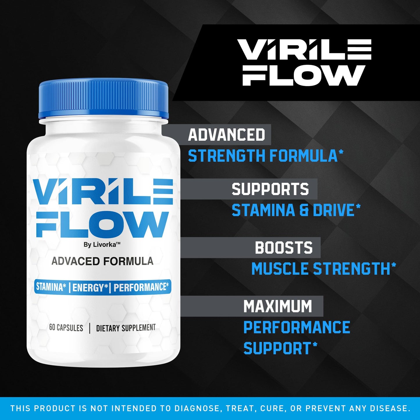 LIVORKA Virile Flow for Men Capsule 300 Capsules