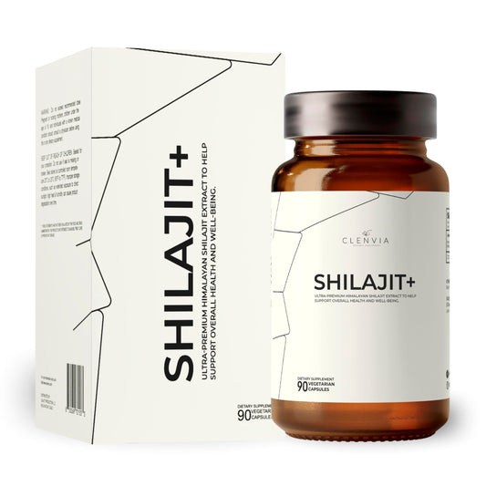 CLENVIA Himalayan Shilajit Extract Capsules 90 Count