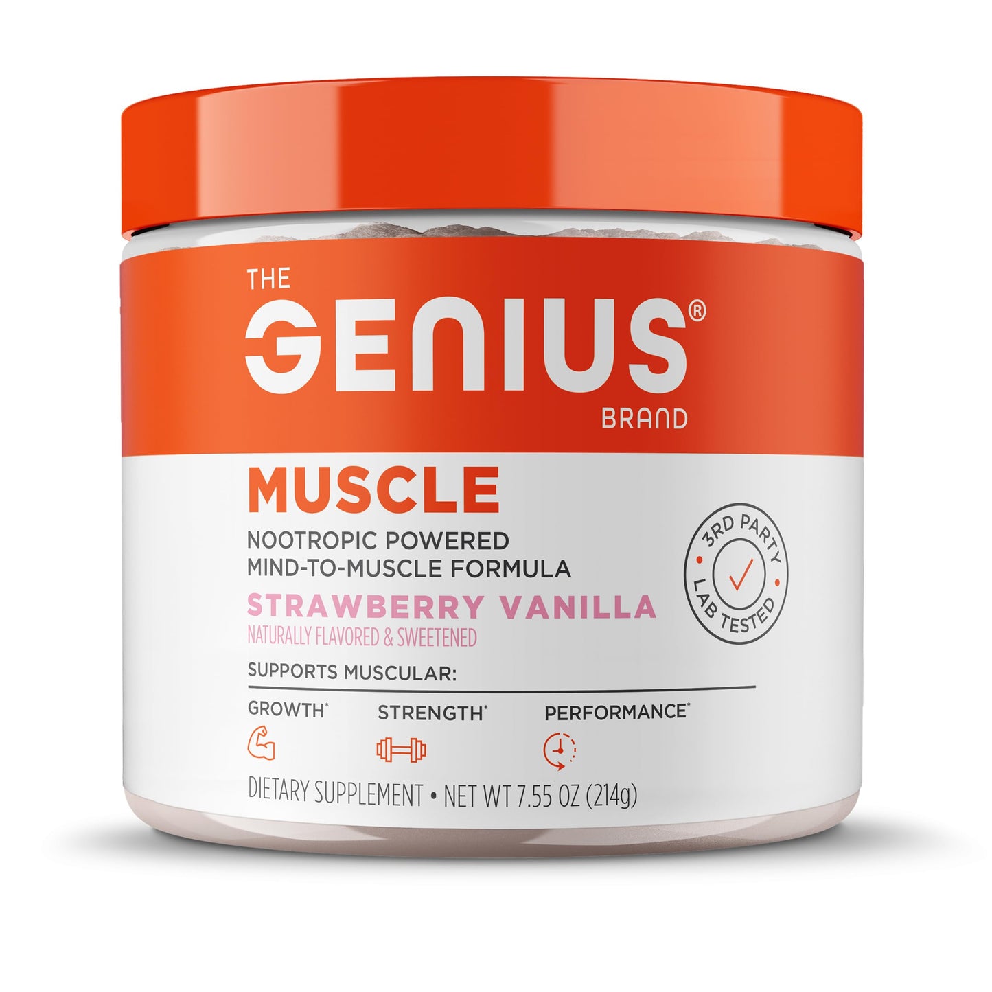 The Genius Brand Genius Muscle Health Supplement Powder 7.69 Ounce