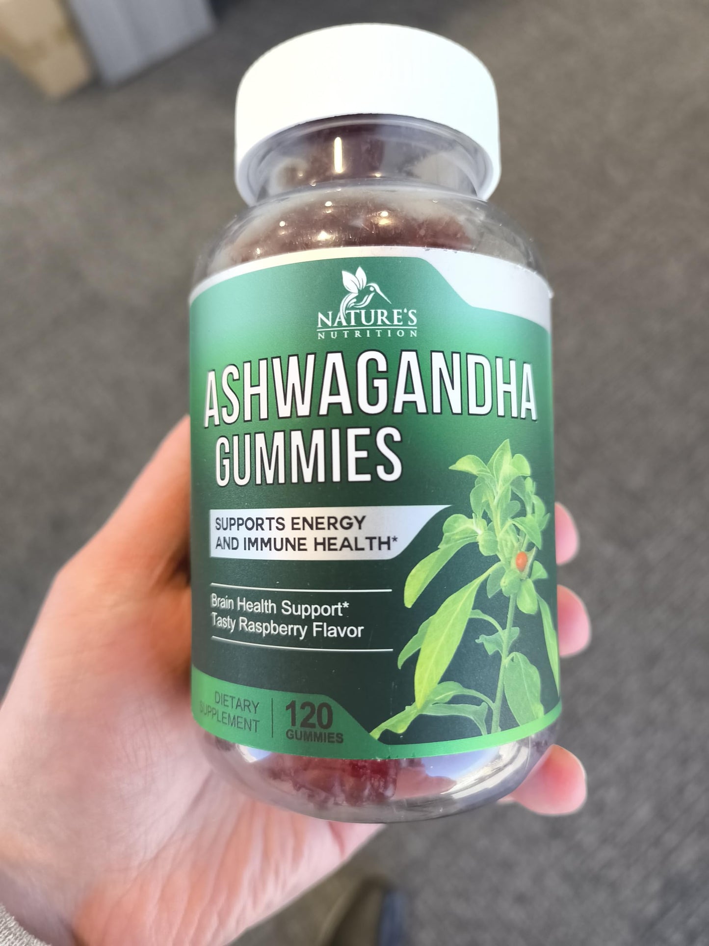 Nature's Nutrition Ashwagandha Gummies 120 Gummies