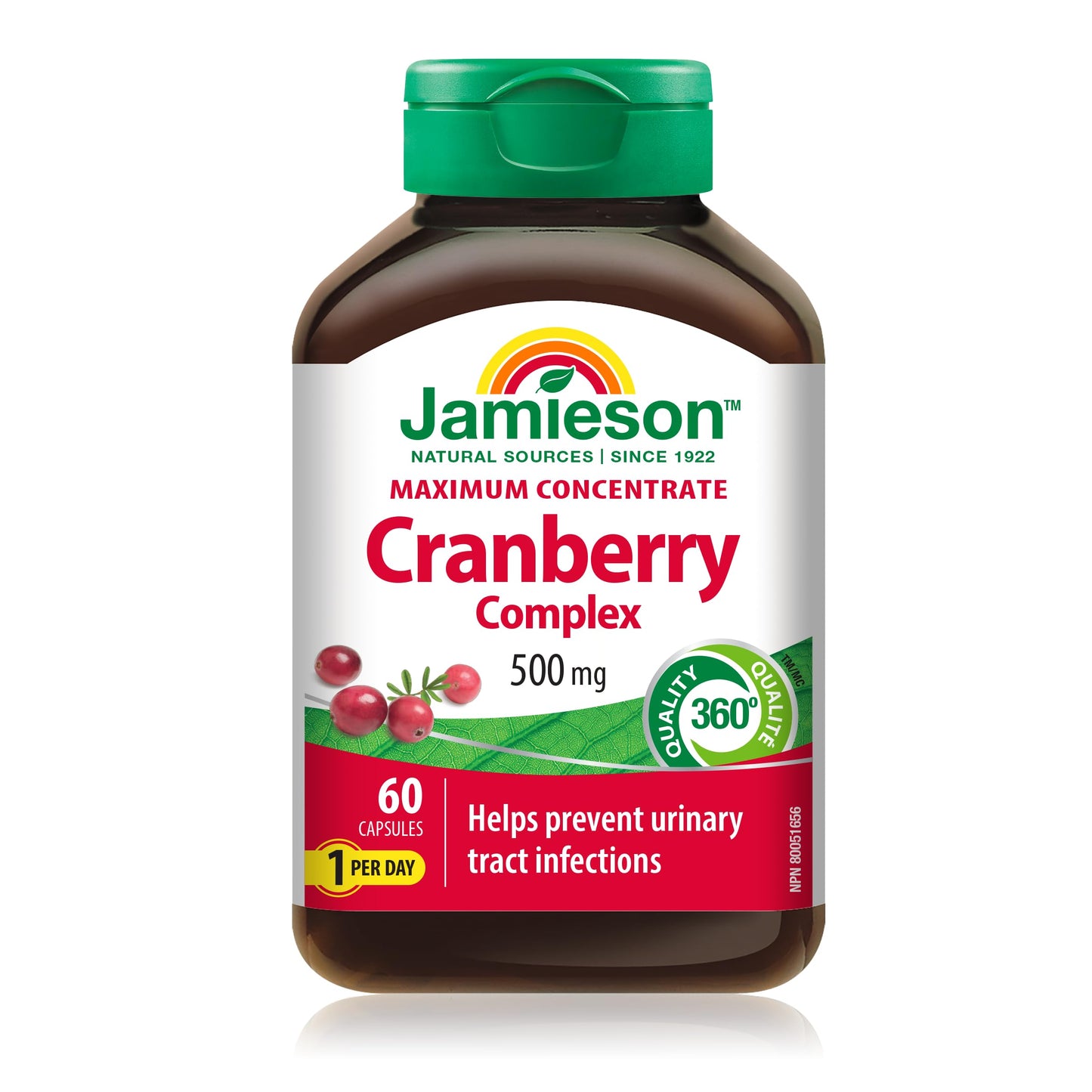 Jamieson Laboratories Maximum Concentrate Cranberry Complex Capsule, 1 Count