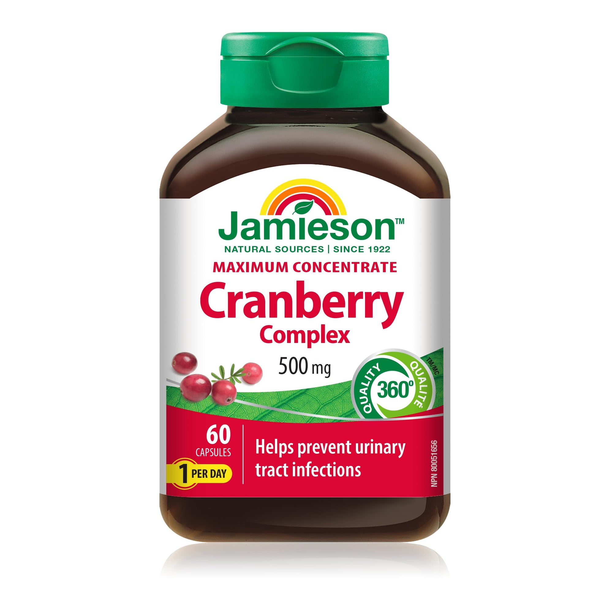 Jamieson Laboratories Maximum Concentrate Cranberry Complex Capsule, 1 Count
