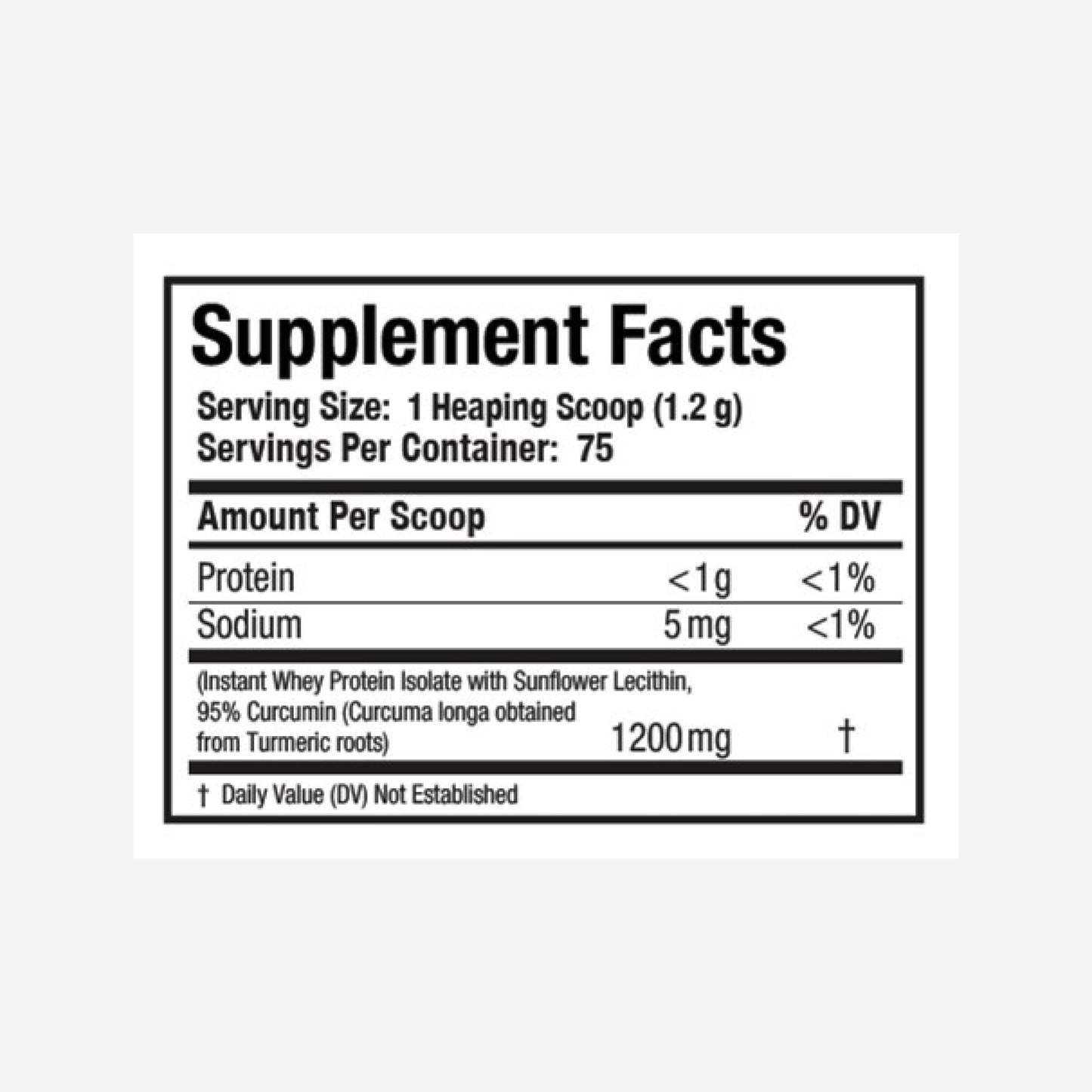 curcuminpro Complete Curcumin Bulk Powder 3.1747